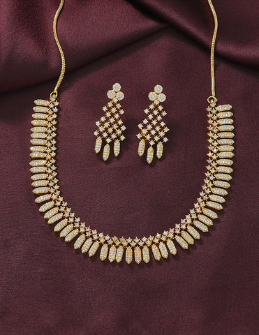 Designer Zirconia Elegance Necklace Set