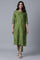 Green Embroidered kurta