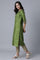 Green Embroidered kurta