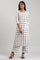 White Printed Palazzos