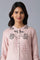 Pink Straight kurta