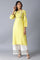 Yellow Straight kurta