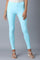 Blue Ankle Length Tights