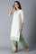 Green Embroidered Parallel Pants