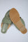 W Solid Green Round Toe Flat