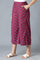 Pink Printed Culottes