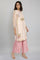 Pink Mock Layered Festive kurta