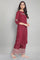 Maroon Solid kurta with Embroidery