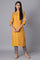 Mustard Yellow kurta with Embroidery