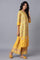 Yellow Panelled kurta