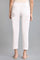 Light Pink Solid Slim Pants