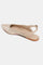 W Beige Embroidered Pointed Toe Flat-Wcharlotte