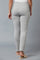 Grey Melange Jersey Pants