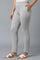 Grey Melange Jersey Pants