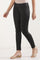 Black Solid Skinny Fit Tights With Elasticated Waist