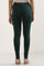 Green Cotton Lycra Tights