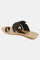 Aurelia Textured Almond Toe Flat-Zmonica