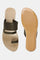 Aurelia Textured Almond Toe Flat-Zmonica