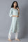Sky Blue Khari Printed kurta