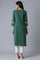 ELM Green Striped kurta