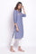 Blue Shadow Straight kurta