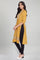 Mustard Yellow Staright Printed kurta