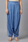 Blue Y/D Striped Draped Pants