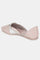 Blush Square Toe Embroidered Flat-WMAURA