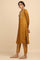 Dark Yellow Lustrous Modal Satin kurta