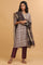 Wine Solid Slim Pants