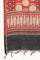 Red Cotton Silk Block Printed Drape