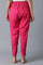 Dark Pink Solid Salwar Pants