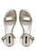Aurelia Solid Light Gold Square Block Heel