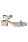 Aurelia Solid Light Gold Square Block Heel