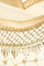 Aurelia Embroidered Ecru Square Flat