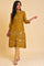 Yellow A-Line Button Down kurta