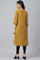 Mustard Asymmetric Contemporary kurta