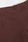 Deep Brown Solid Women Slim Pants