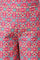 Bright Pink Printed Parallel Pants