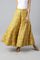 Honeysuckle Yellow Printed Flared Culottes