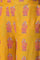 Mustard Rayon Printed Parallel Pants