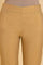Gold Solid Light Festive Slim Pants