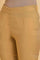 Gold Solid Light Festive Slim Pants