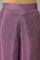 Purple Silver Mukaish Festive kurta With Parallel Pants