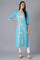 Blue Printed kurta