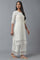Ecru Dori Embroidered kurta
