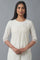 Ecru Dori Embroidered kurta