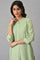 Fern Green Printed kurta