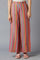 Bright Multicoloured Stripe Printed Parallel Pants