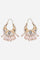 Yellow Handcrafted Beaded Hoop Earrings